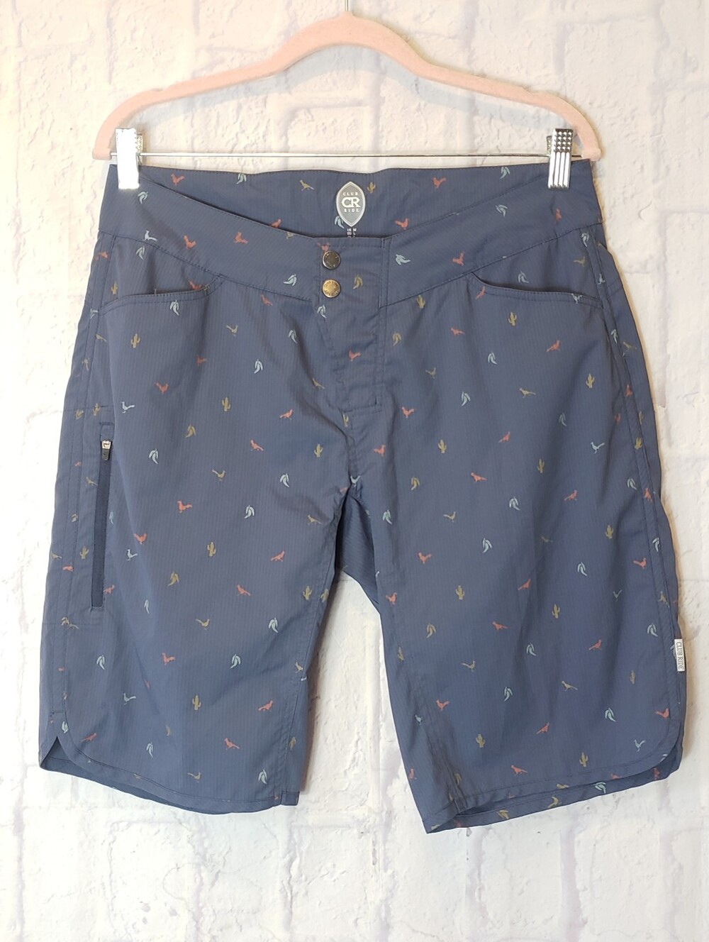 CR CLUB RIDE Cycling Biking Shorts Southwestern Print Medium